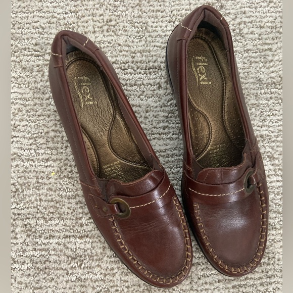 Flexi brown leather loafers - Picture 2 of 10